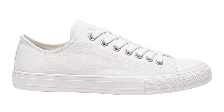 White sneaker used by the shoe-splash surface-wave recipe